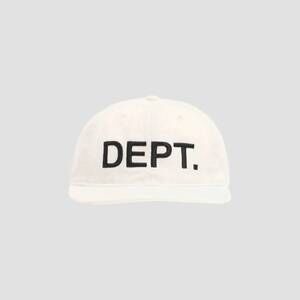 NEW GALLERY men's embroidered logo hat in white